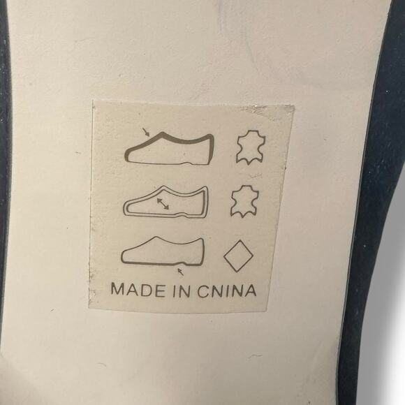 Perlina Pumps Peaches Low Block Heel Gold Details Suede and Patent Leather 9.5M - Picture 13 of 16